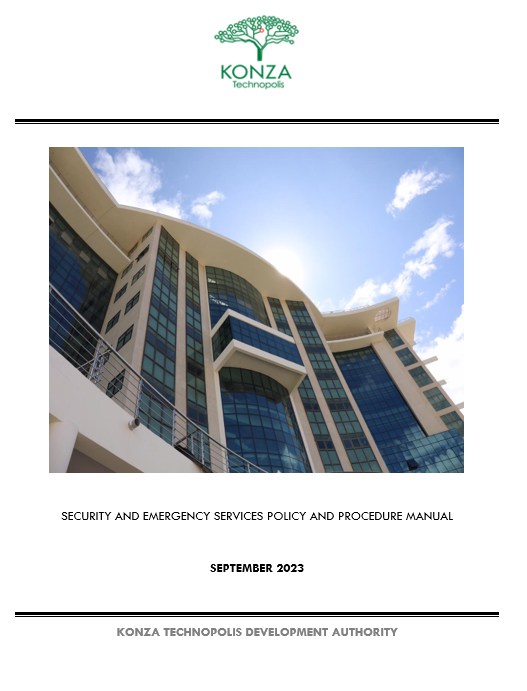 SECURITY AND EMERGENCY SERVICES POLICY AND PROCEDURE MANUAL